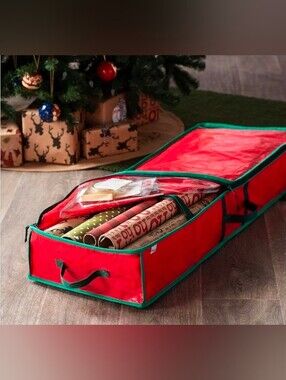 ZOBER Gift Wrapping Paper Organizer Storage - 40" Gift Wrap Storage Container